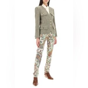 Etro Paisley Patterned Jeans